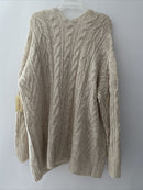 American Rag Cardigan Sweater Chevron Crochet Pattern, Size Small