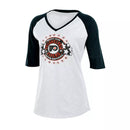 NHL Philadelphia Flyers Womens Slub V-Neck Tee, Size 8/10 Medium