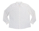Bar III Mens Slim-Fit Stretch Flamingo Knit Dress Shirt, Size XL