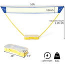 Portable Badminton Set Folding Tennis Badminton Volleyball Net