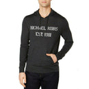 Michael Kors Mens Merino Wool Sweater Charcoal Pullover Hooded