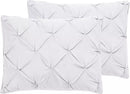 Vcny Home Carmen Pintuck 4 Piece Comforter Set, Queen Bedding