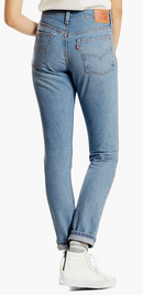 Levis 501Womens Destruct Slim Jeans in Cant Touch This, Size 30X28