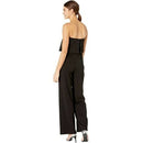 Bebe Women Black Scuba Crepe Strapless Jumpsuit V Notch, Size XS