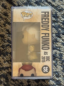 Fundays: Quest for the Grail - Atlantis 2026 Freddy Funko as Back to the Future Doc Brown 2015 (Yellow Jacket) with Protector & Guaranteed Mint LE1000