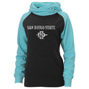 San Diego Adult-Women W Asym Redux Hood, Charcoal Surf Heather, Medium