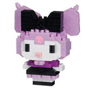 Sanrio Kuromi Dress Up Nanoblock Constructible Figure