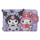 Sanrio Kuromi & My Melody Glow Zip Around Wallet by LoungeFly