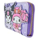 Sanrio Kuromi & My Melody Glow Zip Around Wallet by LoungeFly