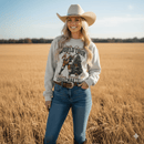 Santa Rocking Around The Christmas Tree Graphic Sweatshirt