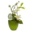 Set of 4 Colorful Spring Flowers with Easter Eggs 7 Inches
