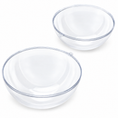 Set of 3 Clear Fillable Plastic Ball Christmas Ornament 4.7 Inches