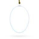 Set of 3 Clear Plastic Egg Ornaments 3.4 Inches (86 mm)