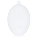 Set of 6 Clear Plastic Egg Ornaments 2.7 Inches