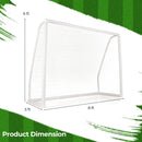 8' x 6' Soccer Goal with Ground Stakes and Soccer Cones