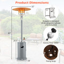 50000 BTU Propane Patio Heater with Round Table Design
