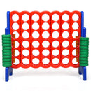 Jumbo 4-to-Score Giant Game Set with 42 Jumbo Rings and Quick-Release Slider-Blue
