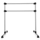 4 Feet Double Ballet Barre Bar with Adjustable Height