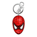 Spider-Man Mask Head (Full Color) Marvel Large Pewter Keychain