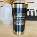 Stanley Classic Stay Chill Vacuum Insulated Pint Glass with Lid, 16oz Stainless Steel Beer Mug with Built-in Bottle Opener