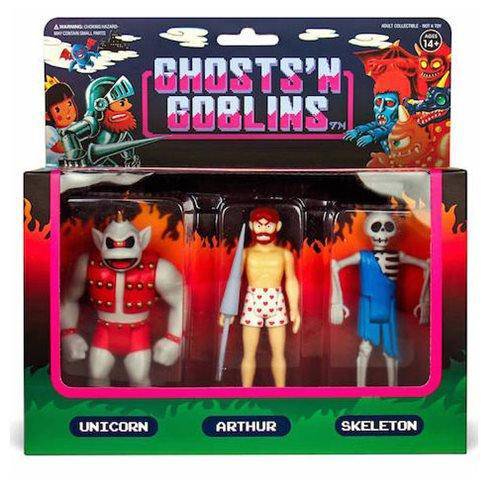 Super7 Ghosts n Goblins 3 3/4-Inch ReAction Figure Pack B - Unicorn