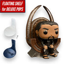 DELUXE size Floating Figure Shelves for POP! DELUXE Vinyl figures | Wall Stand Display Shelves for LARGE pops 6-inch or Deluxe