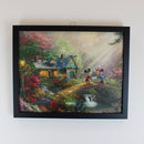 Sweetheart Bridge (Mickey & Minnie Mouse) Disney Thomas Kinkade Framed Art Print
