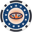 Auburn Tigers 100 Piece Poker Chips