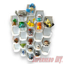Tall Hexagon Wall Display for up to 24 Small Collectibles | Funko Advent Calendar, Disney Doorables, etc!