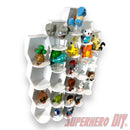 Tall Hexagon Wall Display for up to 24 Small Collectibles | Funko Advent Calendar, Disney Doorables, etc!