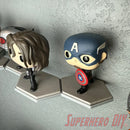 Team Shelves for Captain America: Civil War Build-a-Scene Funko Pop Set | Team Iron Man or Team Cap
