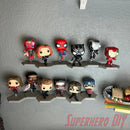 Team Shelves for Captain America: Civil War Build-a-Scene Funko Pop Set | Team Iron Man or Team Cap