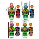 TMNT Mutant Mayhem Minifigure Set – 4-Piece