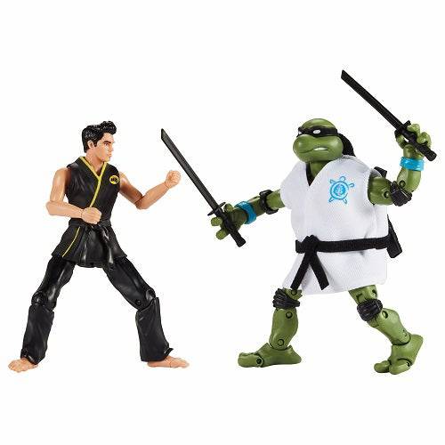 Teenage Mutant Ninja Turtles X Cobra Kai Leonardo Miguel Diaz 2-Pack  Action Figures
