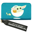 Star Wars: The Mandalorian Grogu Kawaii Wristlet Tech Wallet