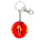 The Eye of Sauron Lord of the Rings Enamel Keychain