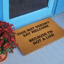 This Mat Doesn't Say Welcome Door Mat