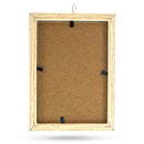 Double Curve Crescent Black Metal Photo Picture Frame and Ornament Display Stand 9.25 Inches