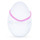 Set of 2 Transparent Jumbo Plastic Easter Eggs with Handles Large Size 10 Inches