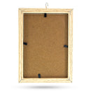 Double Curve Crescent Black Metal Photo Picture Frame and Ornament Display Stand 9.25 Inches