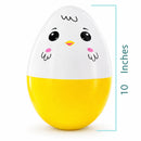 Giant Jumbo Large Size White and Yellow Chick Plastic Easter Egg 10 Inches