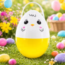Giant Jumbo Large Size White and Yellow Chick Plastic Easter Egg 10 Inches