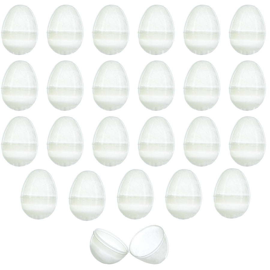 Set of 24 Glow in the Dark Noctilucent Fillable Easter Eggs 2.25 Inches