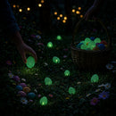 Set of 24 Glow in the Dark Easter Eggs Fillable Plastic Eggs for Nighttime Egg Hunt Fun 2.25 Inches