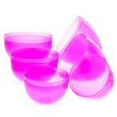 Set of 3 Giant Easter Eggs - One Jumbo Size and Two Large Pink Plastic Eggs,10 Inches