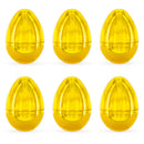 Set of 6 Shiny Gold-Tone Easter Eggs 2.25 Inches