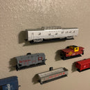 Floating HO-Scale Train Display Shelf | Train Track Wall Mount