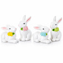 Set of 4 Porcelain Easter Bunnies 4 Inches