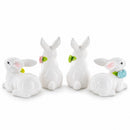 Set of 4 Porcelain Easter Bunnies 4 Inches