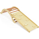 3-in-1 Wooden Arch Climber Set with Ramp and Rocker Mat